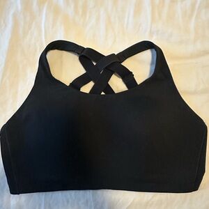 lululemon athletica Black Crisscross Sports Bra